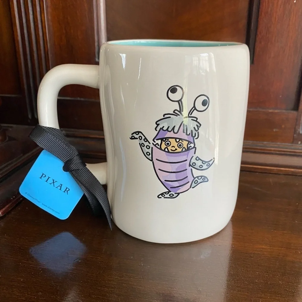 Rae Dunn Pixar BOO! Monsters Inc Disney Double Sided Mug NWT